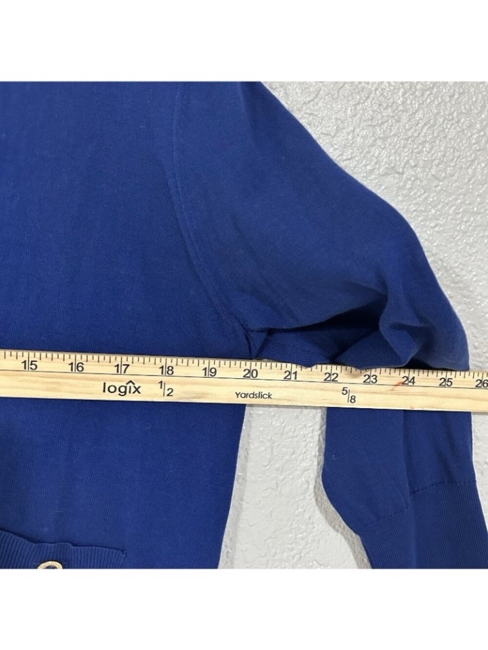 Juicy Couture NWT preppy Button Up Cardigan Grampacore Womens Medium Preppy Blue - Picture 7 of 9